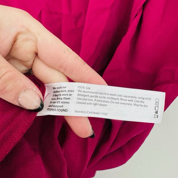 Eileen Fisher Red T Shirt Dress Women’s Size XL - Picture 3 of 7